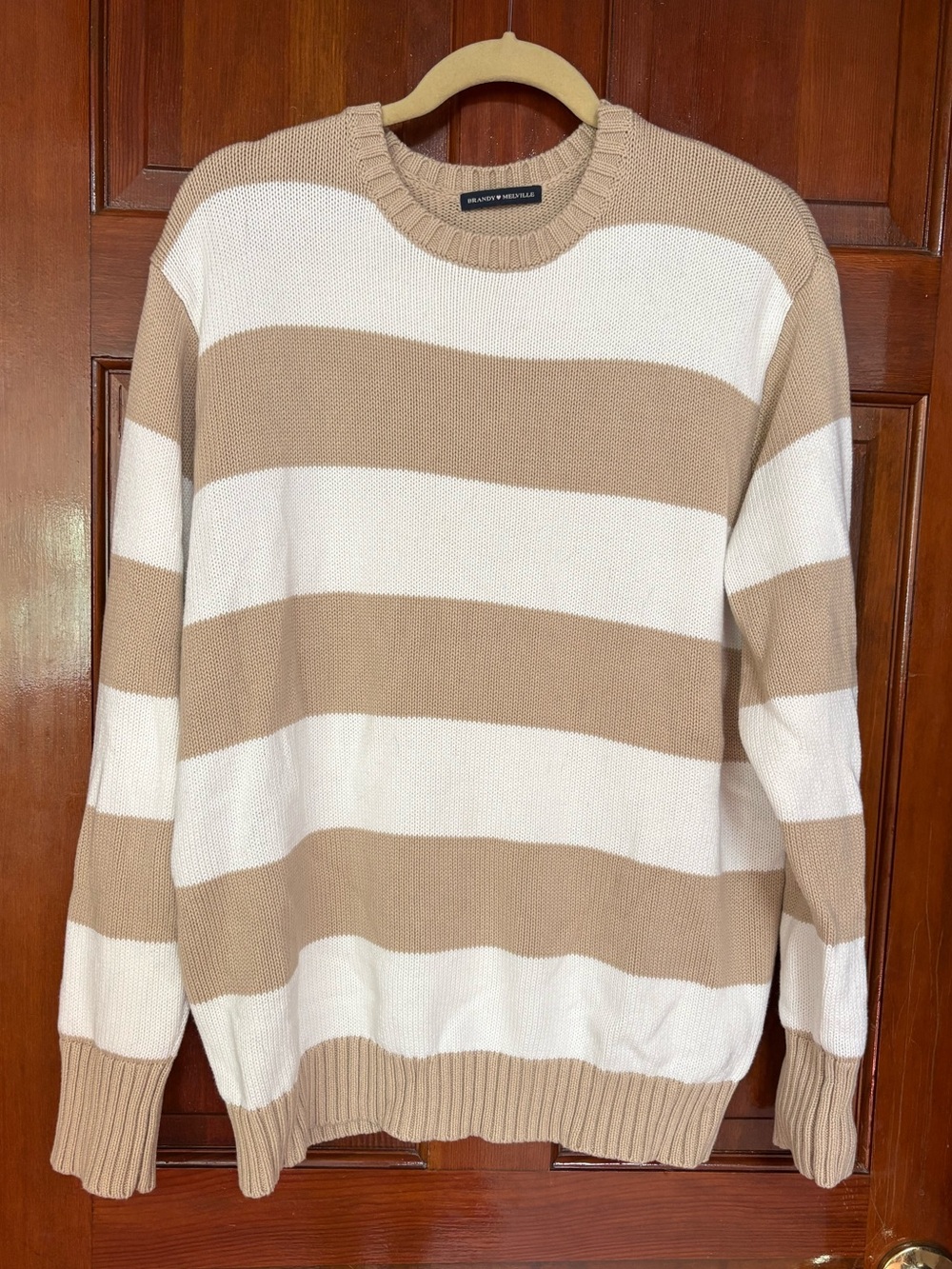 Cotton stripe sweater